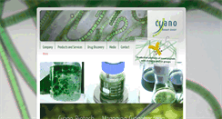 Desktop Screenshot of cyano-biotech.com